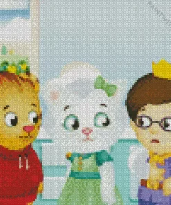 Daniel Tigers Neighborhood Animated Series Diamond Painting