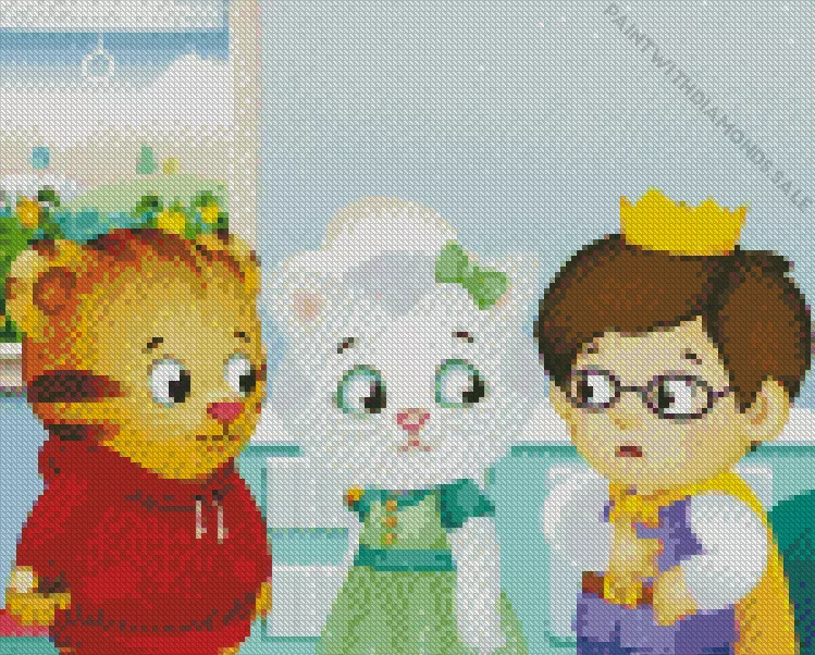 Daniel tigers neighborhood animated series Diamond Paints Daniel Tigers Neighborhood Animated Series Diamond Painting