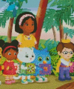 Daniel Tigers neighborhood Animation Diamond Painting