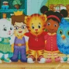 Daniel Tigers Neighborhood Characters Diamond Painting