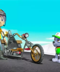 Daring Danny X With Rocky Paw Patrol Diamond By Numbers