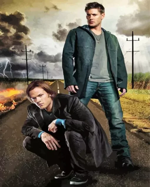 Dean And Sam Supernatural Diamond Paints