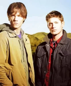 Dean And Sam Supernatural Serie Diamond Paints