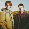 Dean And Sam Supernatural Serie Diamond With Numbers