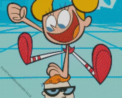 Dee Dee Dexters Laboratory Diamond Painting