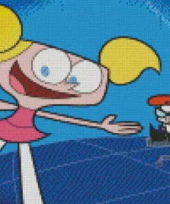 Dee Dee Dexters Laboratory Character Diamond Painting