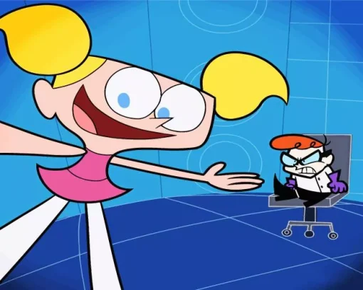 Dee Dee Dexters Laboratory Character Diamond Painting