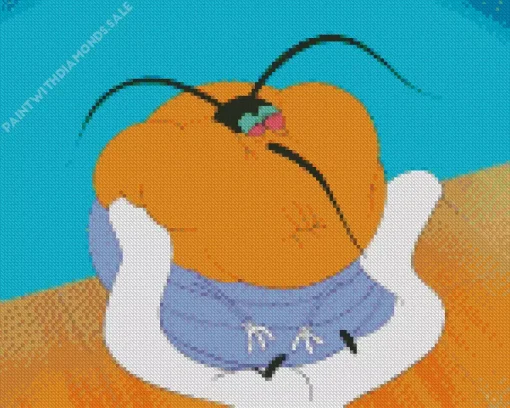 Dee Dee In Oggy And The Cockroaches Diamond Painting