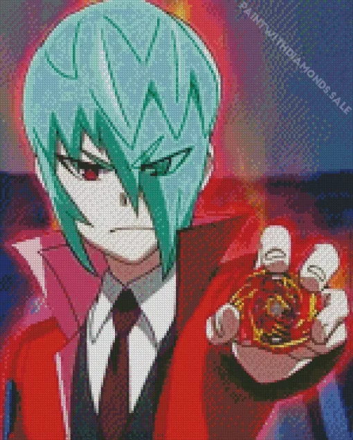 Delta Zakuro Beyblade Diamond Painting