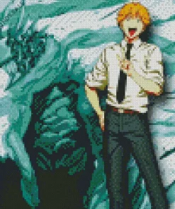 Denji Chainsaw Man Diamond Painting