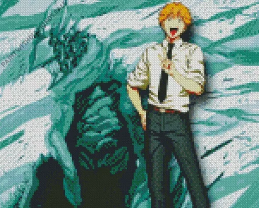 Denji Chainsaw Man Diamond Painting