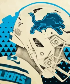 Detroit Lions American Football Diamond Painting