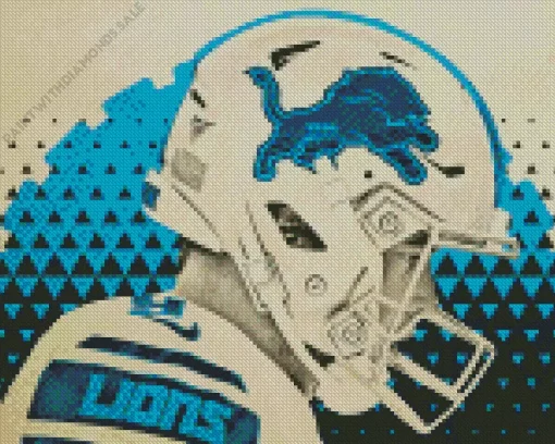 Detroit Lions American Football Diamond Painting