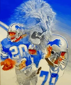 Detroit Lions Art Diamond Painting