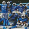 Detroit Lions Players Art Diamond Painting