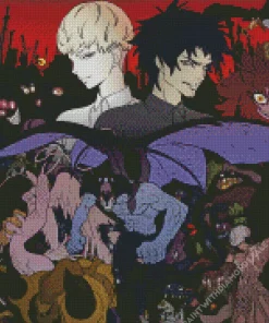 Devilman Crybaby Characters Diamond Painting