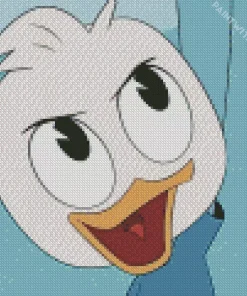 Dewey Duck Character Art Diamond Painting