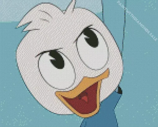 Dewey Duck Character Art Diamond Painting