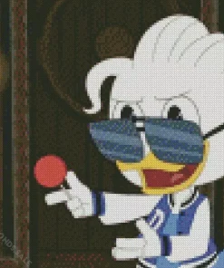 Dewey Duck In Ducktales Diamond Painting