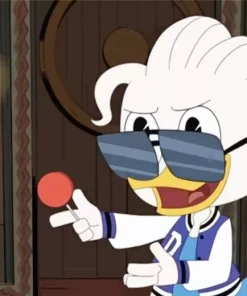 Dewey Duck In Ducktales Diamond Painting