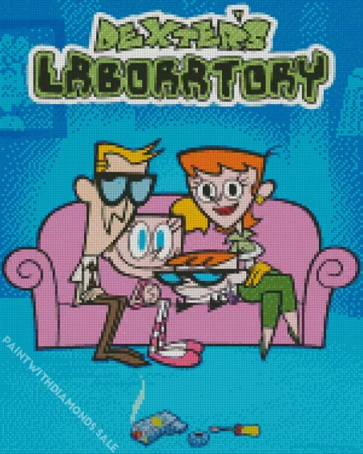 Dexters Laboratory Animation Diamond Painting