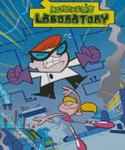 Dexters Laboratory Cartoon Diamond Painting