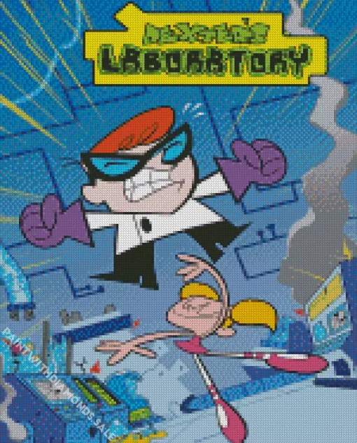 Dexters Laboratory Cartoon Diamond Painting