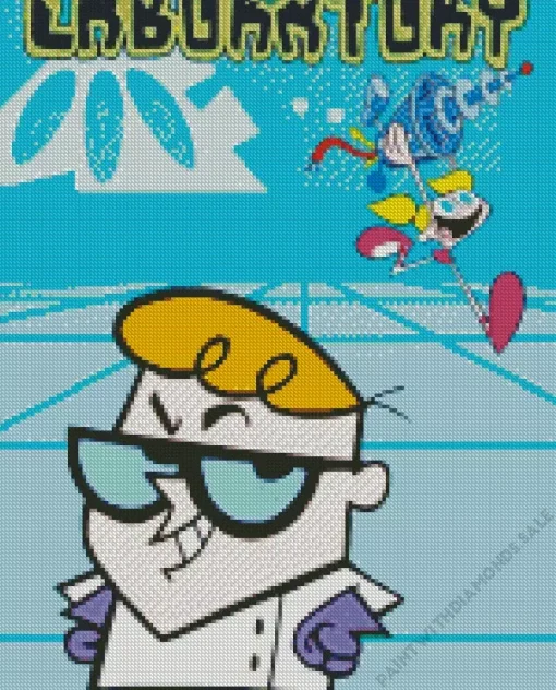 Dexters Laboratory Poster Diamond Painting