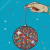 Disco Ball Pop Art Diamond Painting