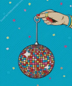 Disco Ball Pop Art Diamond Painting