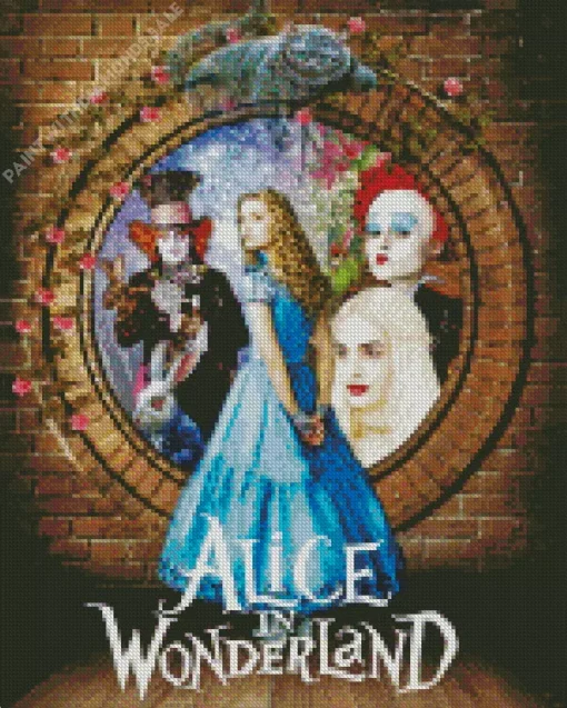 Disney Alice In Wonderland Movie Diamond Dotz