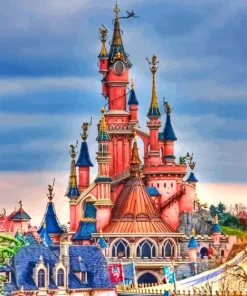 Disney Castle Paris Diamond Painting