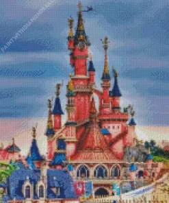 Disney Castle Paris Diamond Painting