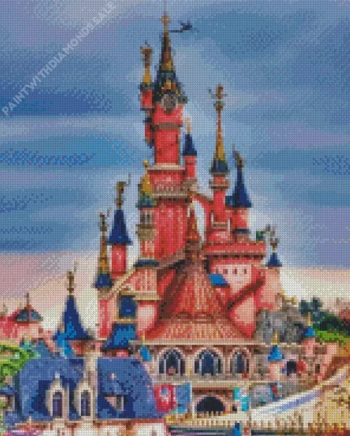 Disney Castle Paris Diamond Painting