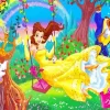 Disney Princess Belle Swinging Diamond Paintings