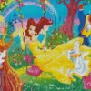 Disney Princess Belle Swinging Diamond Paints