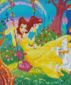 Disney Princess Belle Swinging Diamond Paints