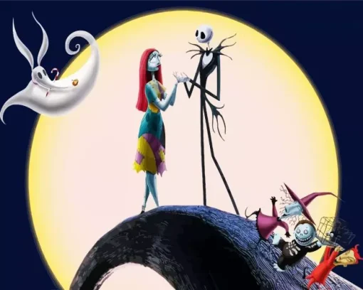 Disney The nightmare before christmas Diamond With Numbers