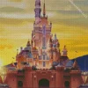 Disneyland Castle Hong Kong Diamond Painting