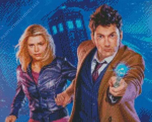 Doctor Who Characters Diamond Painting