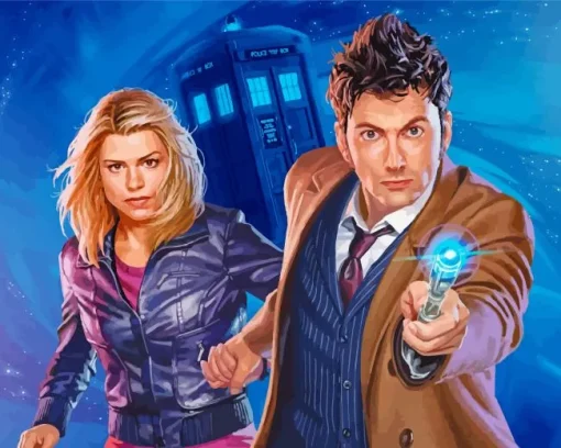 Doctor Who Characters Diamond Painting