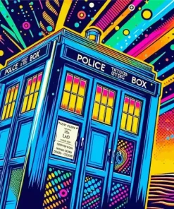 Doctor Who Pop Art Diamond Painting