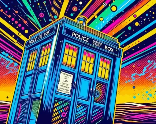 Doctor Who Pop Art Diamond Painting