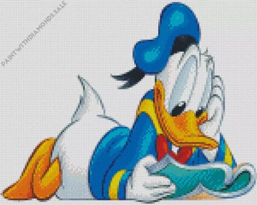 Donald Duck Character Diamond Painting