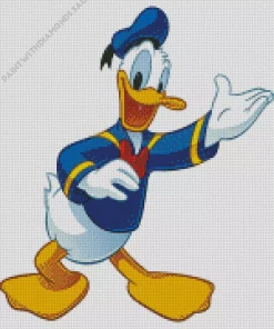 Donald Duck Character Diamond Painting