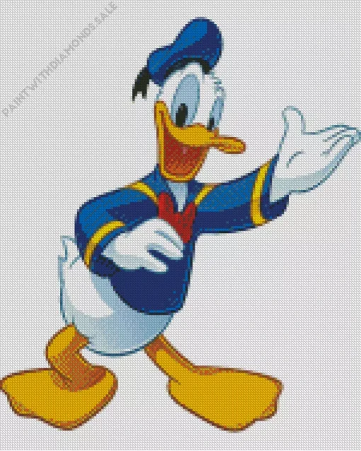 Donald Duck Character Diamond Painting