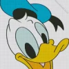 Donald Duck Head Diamond Painting