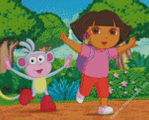 Dora Marquez Character Diamond Painting