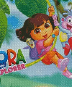 Dora The Explorer Animation Diamond Painting