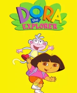 Dora The Explorer Animation Poster Diamond Painting